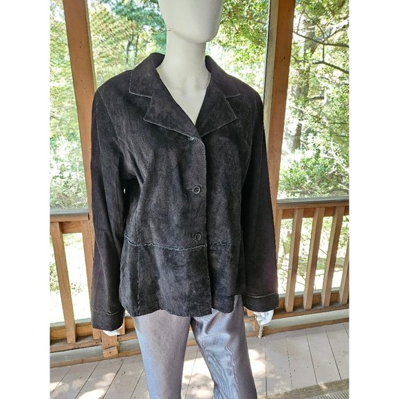 Brandon Thomas Suede Coat - Picture 1 of 11